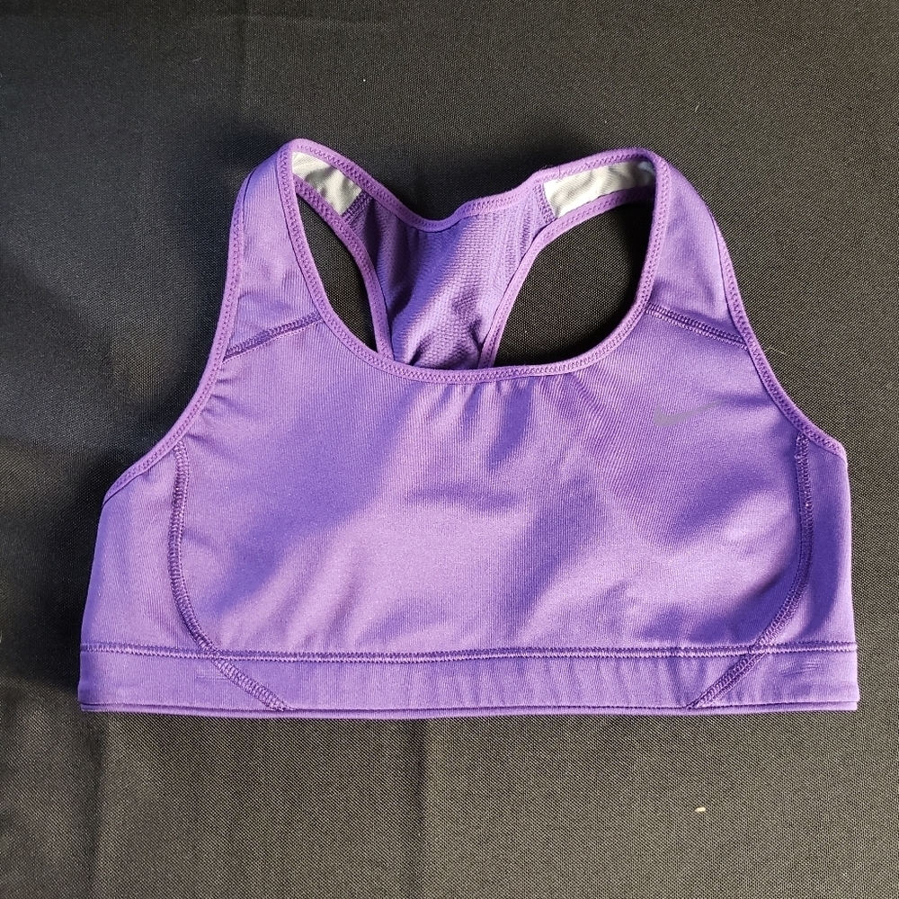 Nike Dri-Fit Racerback‎ Purple Sports Bra Small